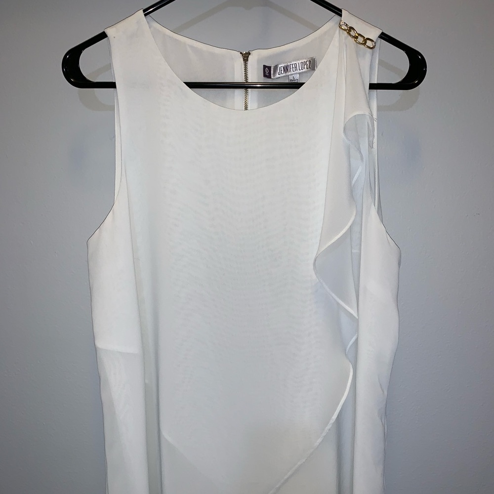 Cute Flowey White Top